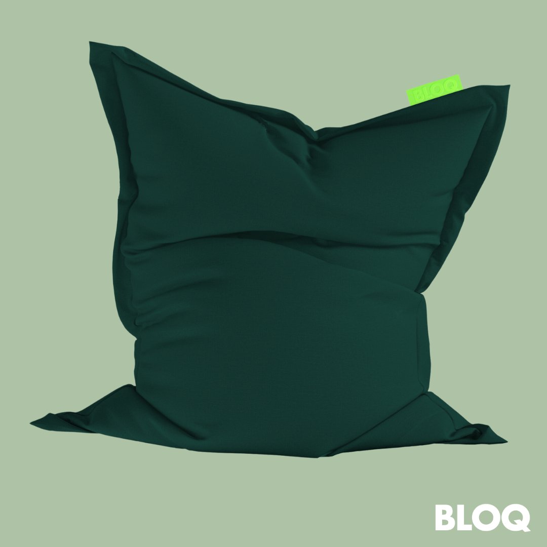 BLOQ Premium Bean Bag: British Racing Green