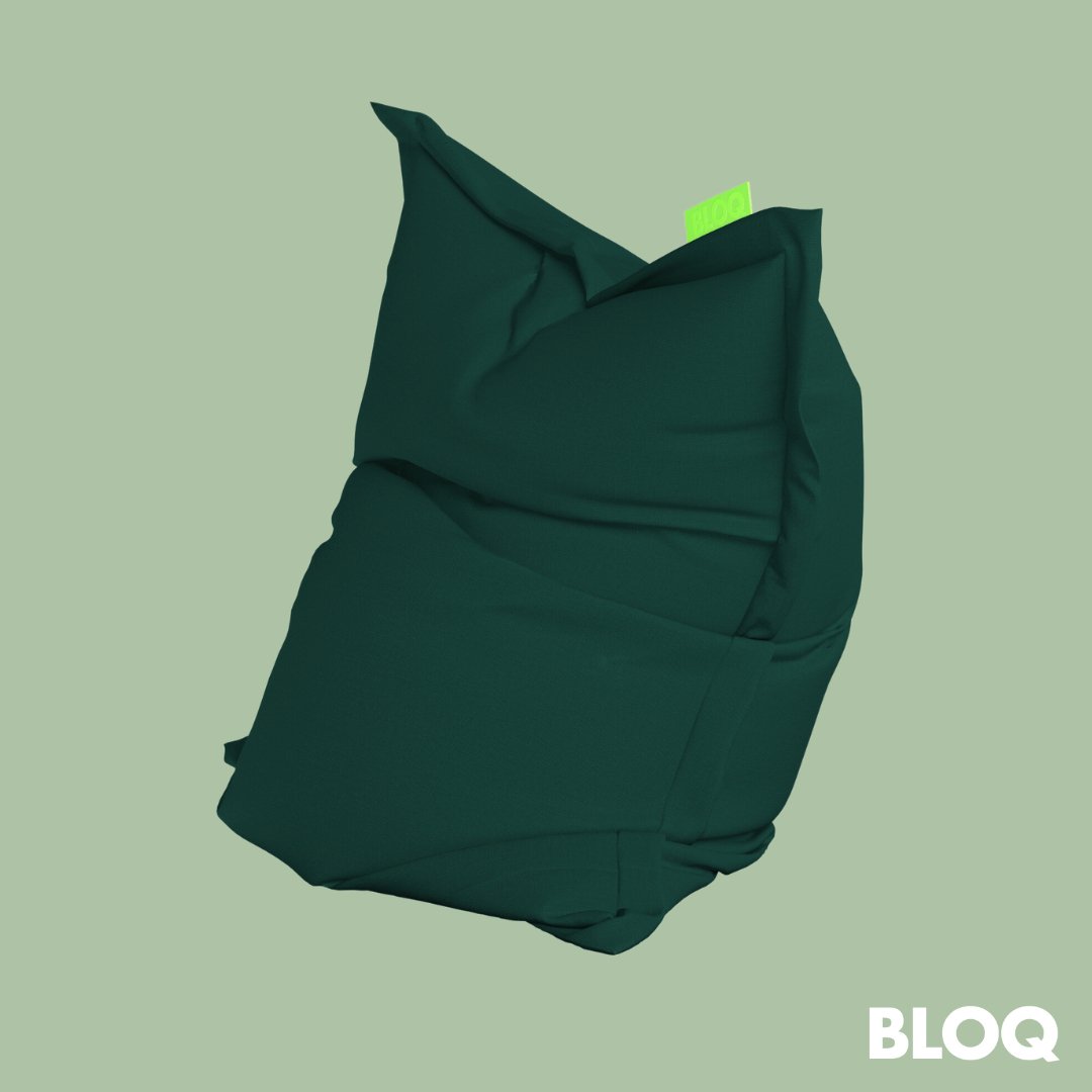 BLOQ Premium Bean Bag: British Racing Green