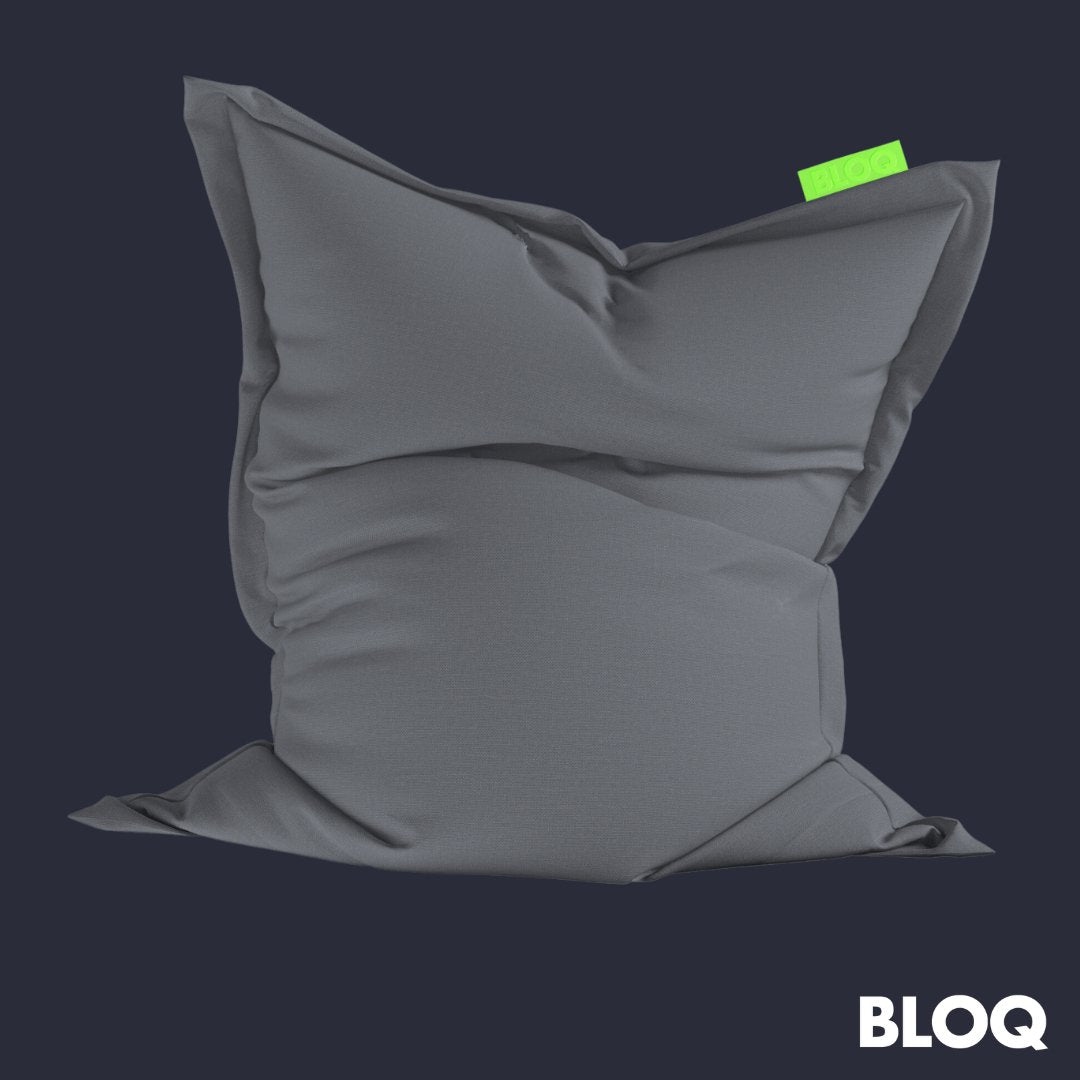 BLOQ Premium Bean Bag: Space Grey