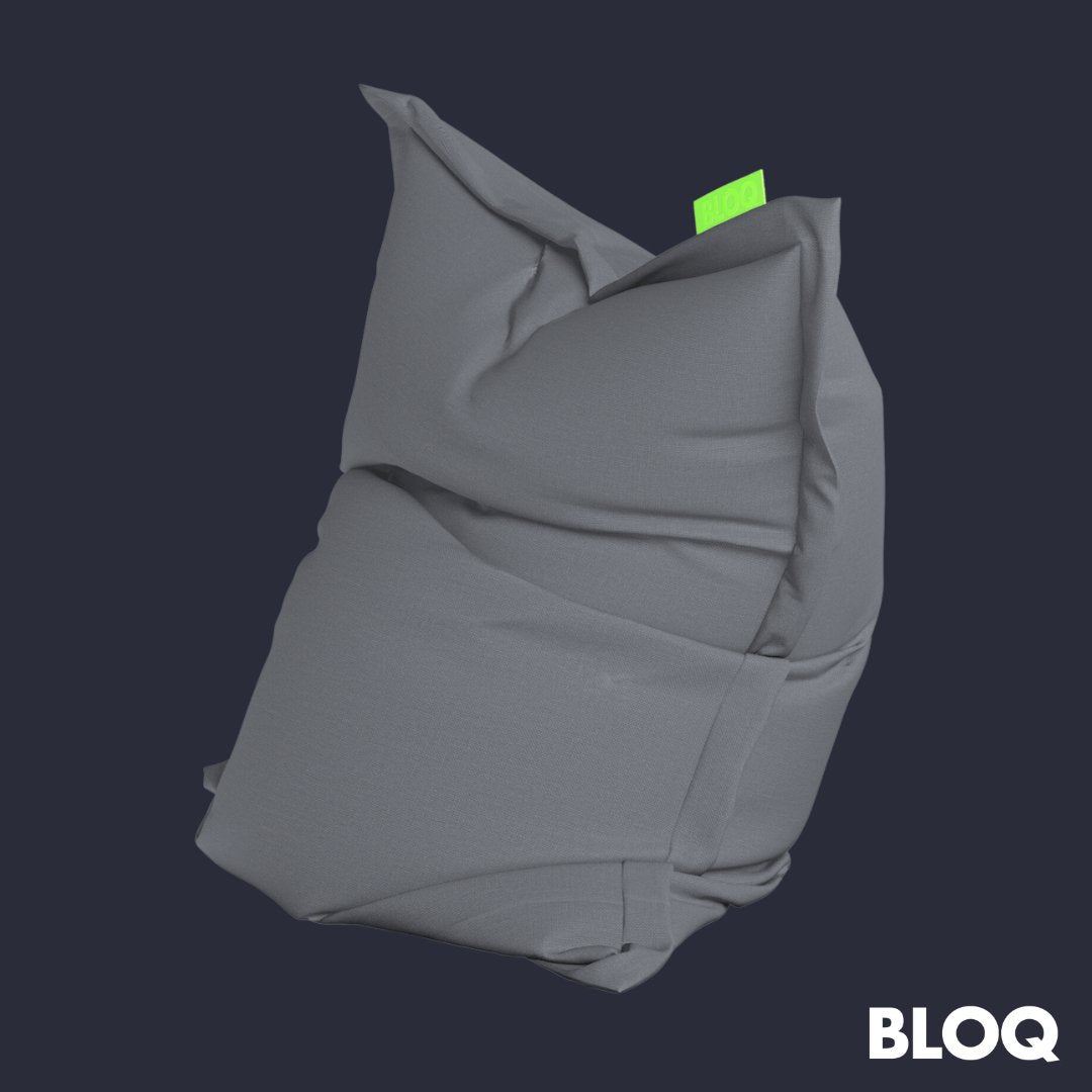 BLOQ Premium Bean Bag: Space Grey